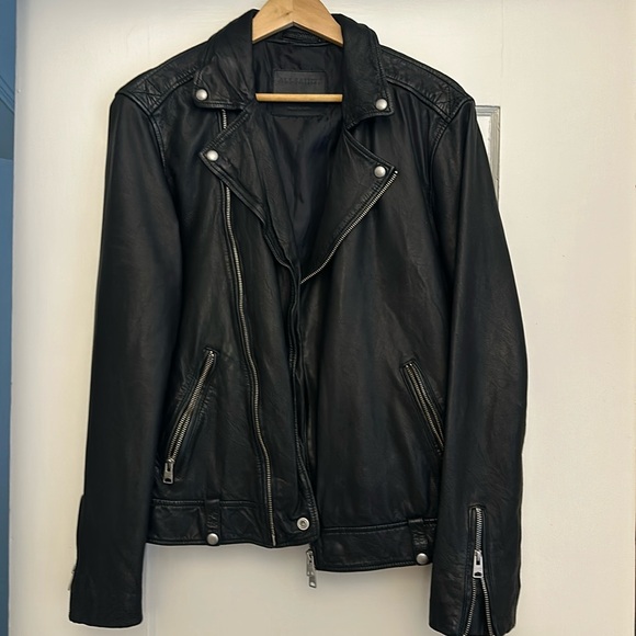 Allsaints leather jacket - Picture 1 of 5